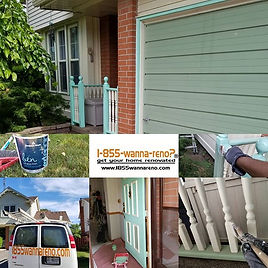 Exterior residential painting in Durham