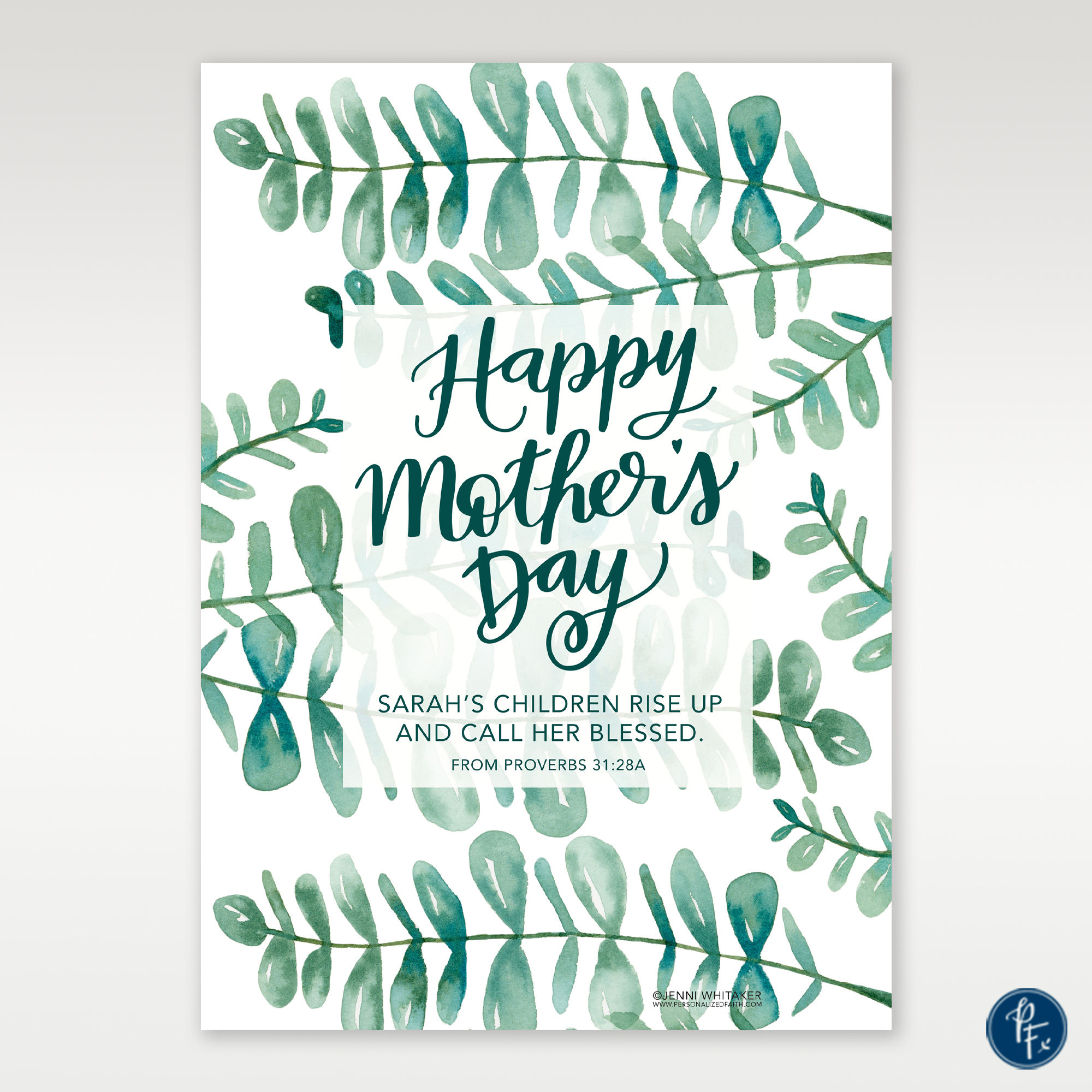 Eucalyptus - Mother's Day Card
