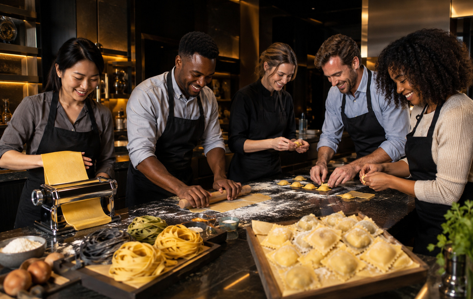 Experiência Pasta Fresca — família de artes