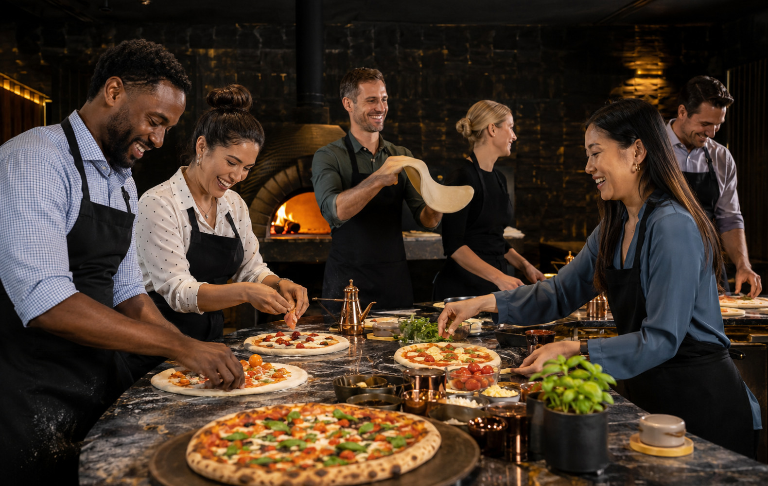Experiência Pizza — família de artes