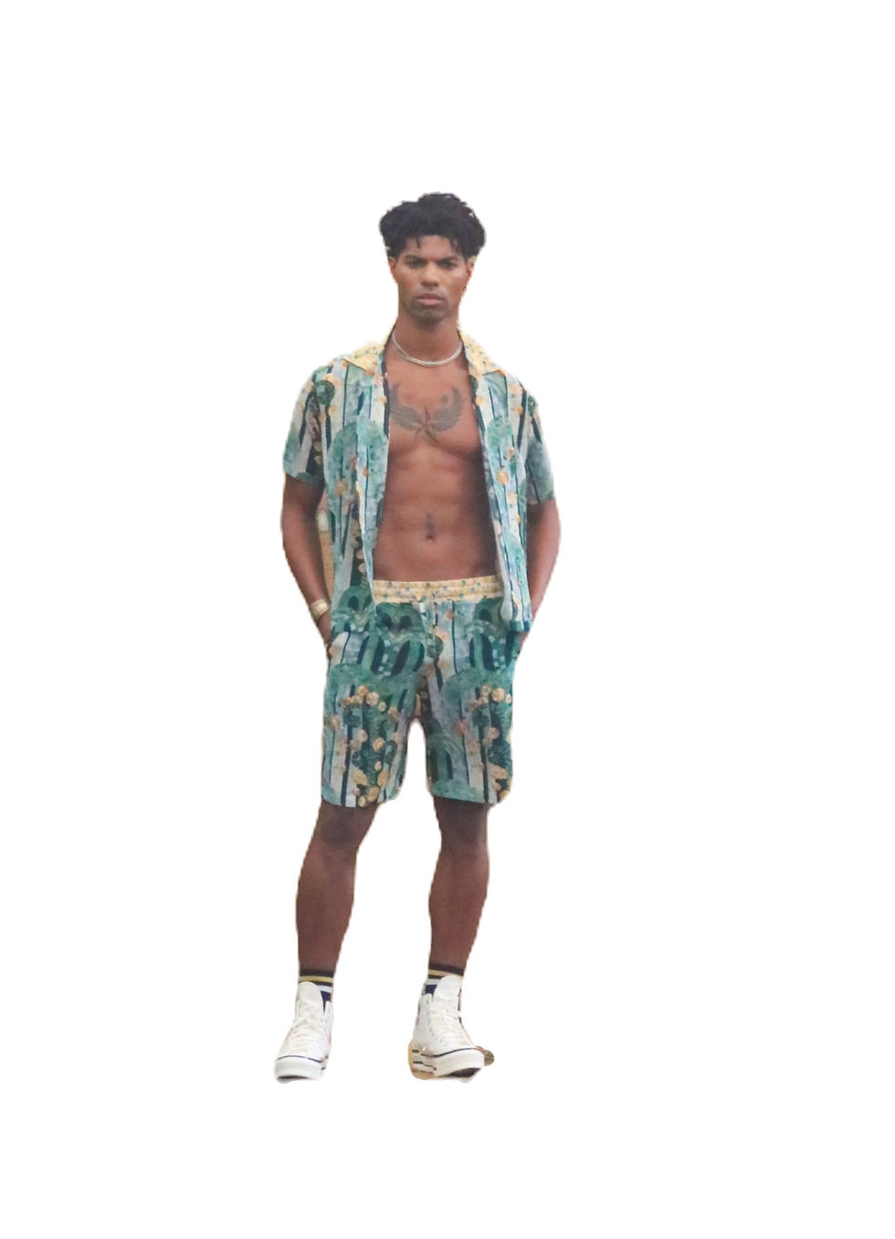 Thumbnail: Green Fountain of Youth Print Shirt