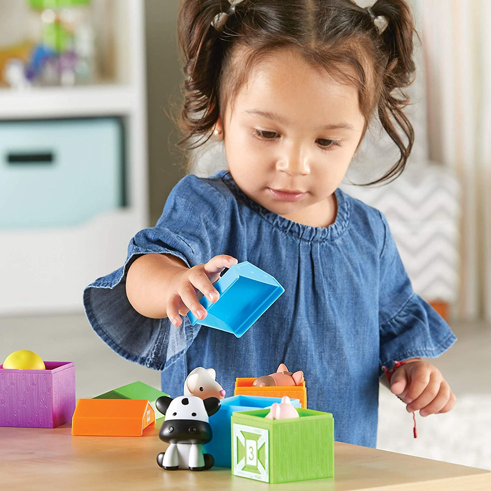 Miniatura: Juego de Conteo y Títeres Animales de la Granja Para Niños