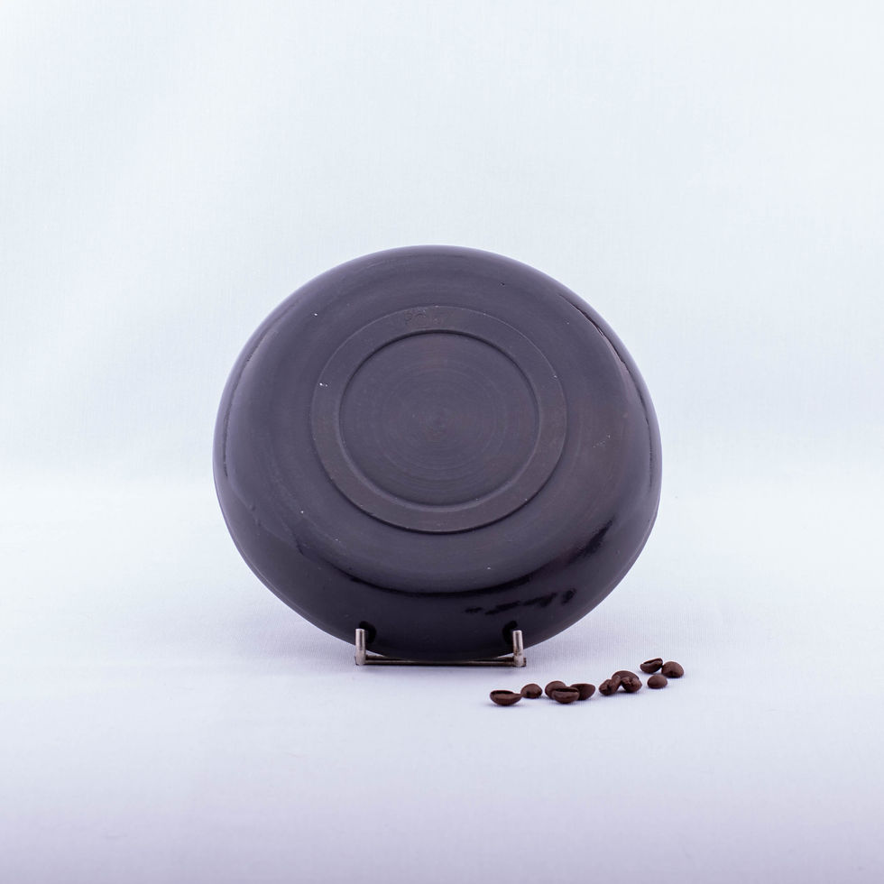 Miniatura: Assiette moyenne, porcelaine noire