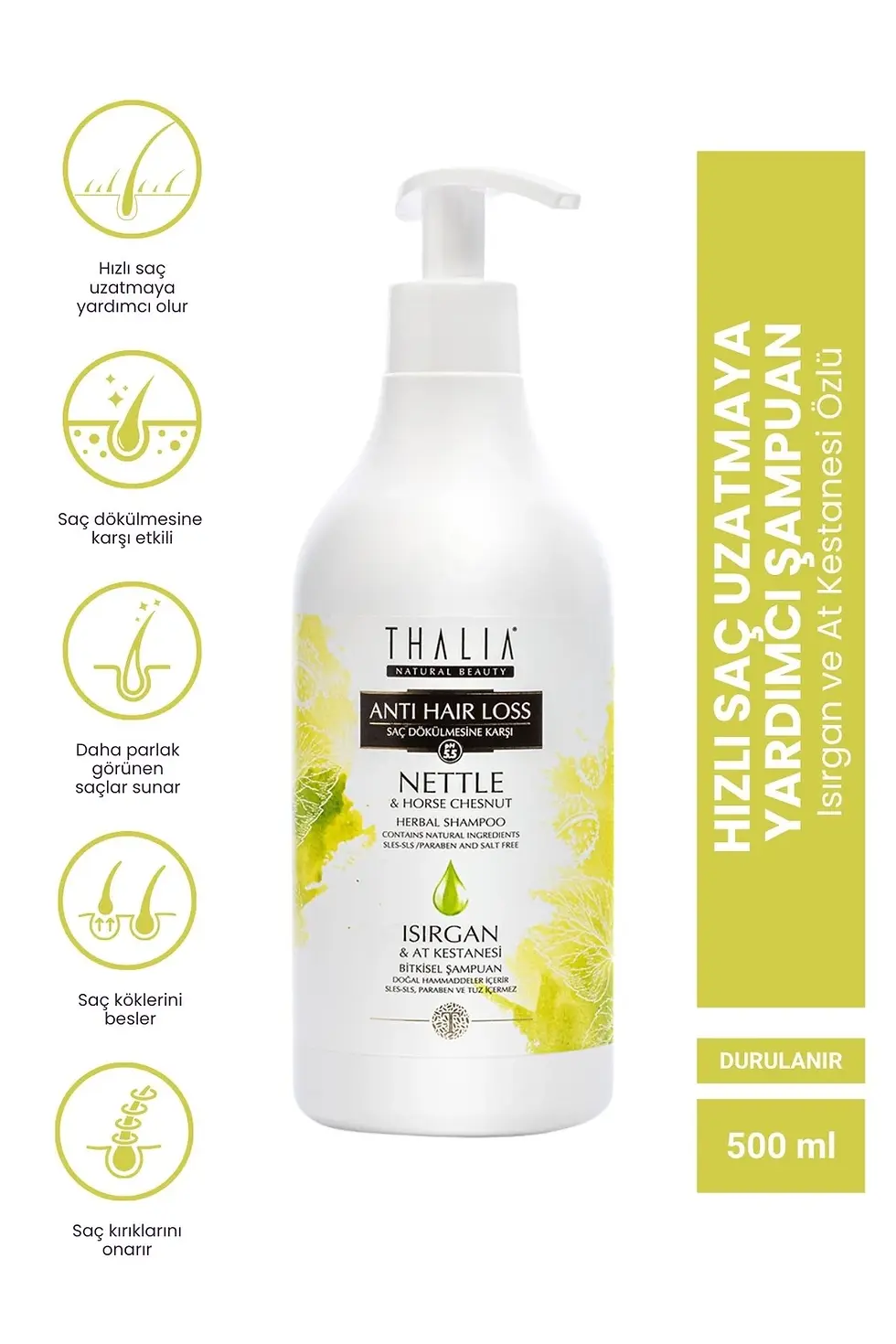 Miniaturbild: Thalia Brennnessel & Rosskastanien Shampoo 500ml