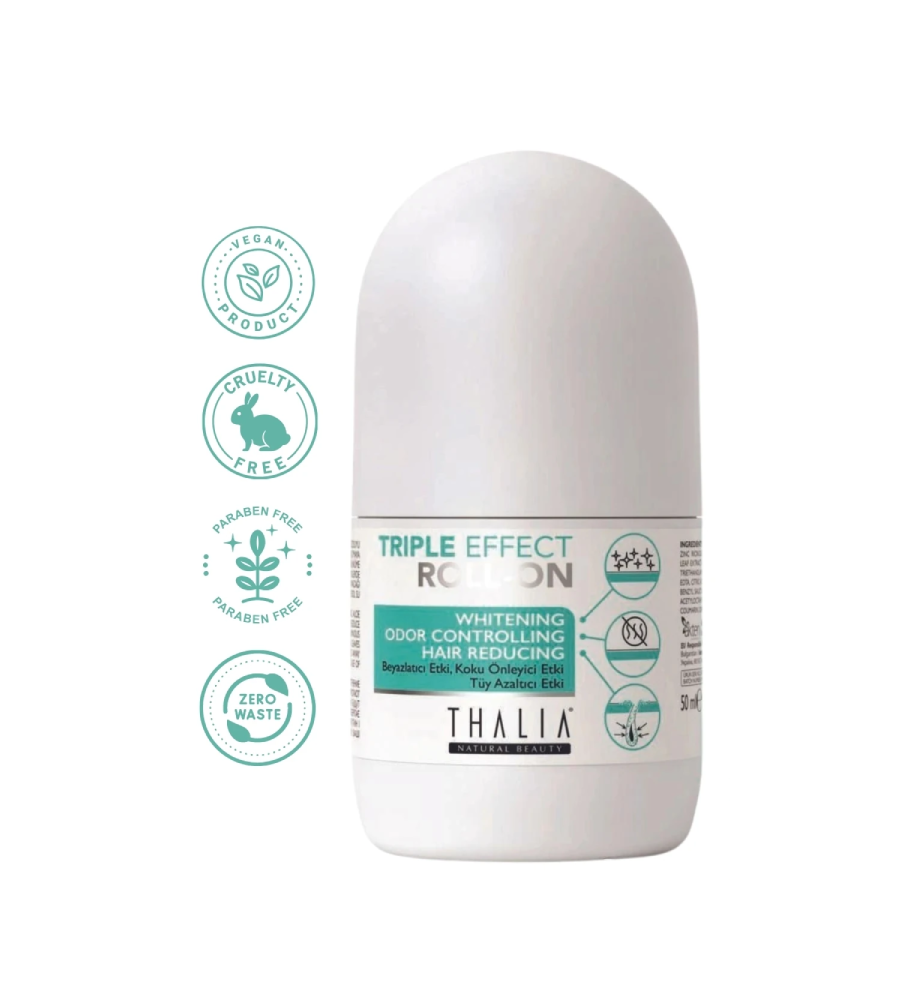 Thumbnail: Thalia Unisex Roll-on Deodorant – Hilft bei der Haarreduzierung & Aufhellung 50m