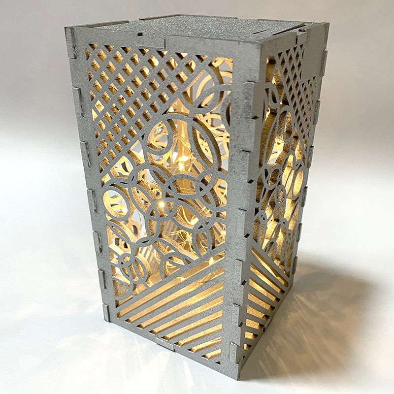 Thumbnail: small lantern with light on