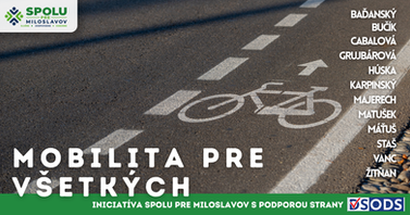 Mobilita pre všetkých: bezpečnejší a pohodlnejší pohyb aj v Miloslavove