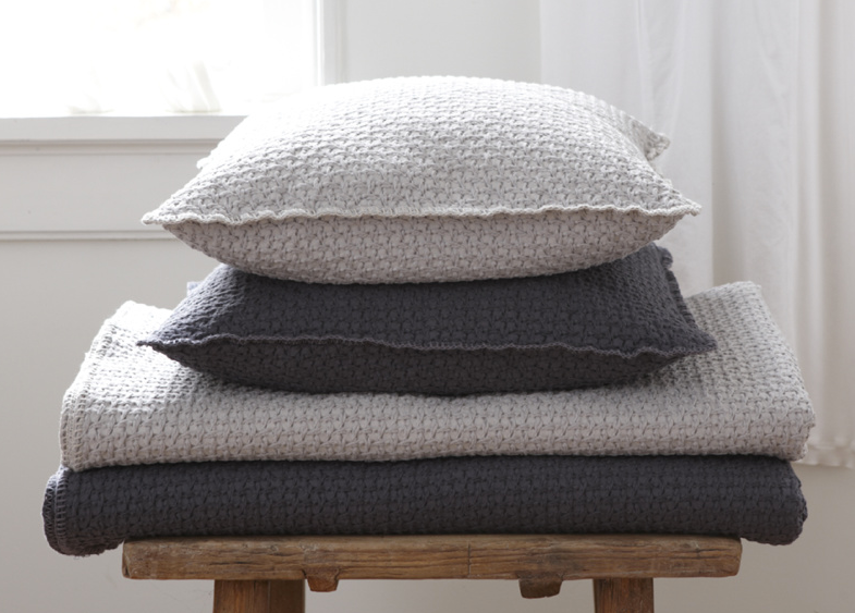 Thumbnail: Bed plaid: Barcelona naturel 240 x 260 cm