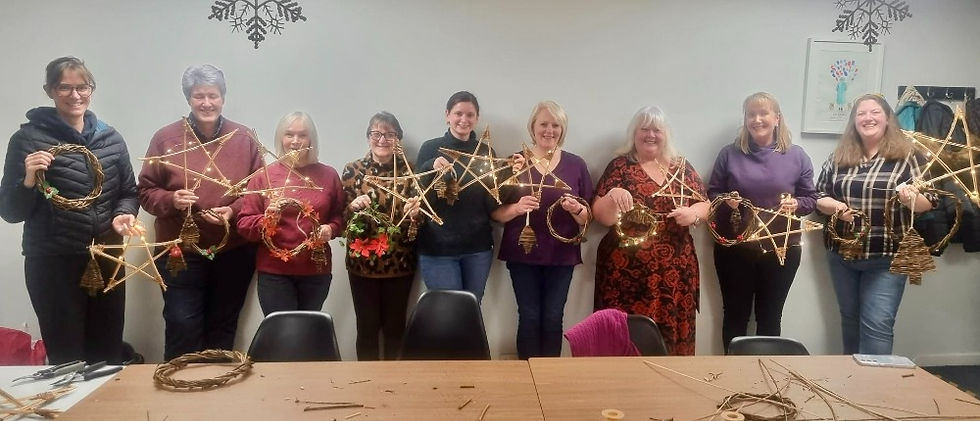 Willow Weaving – Twinkly Stars & Christmas Decorations, Tuesday 17th November, 7 - 9PM, £35