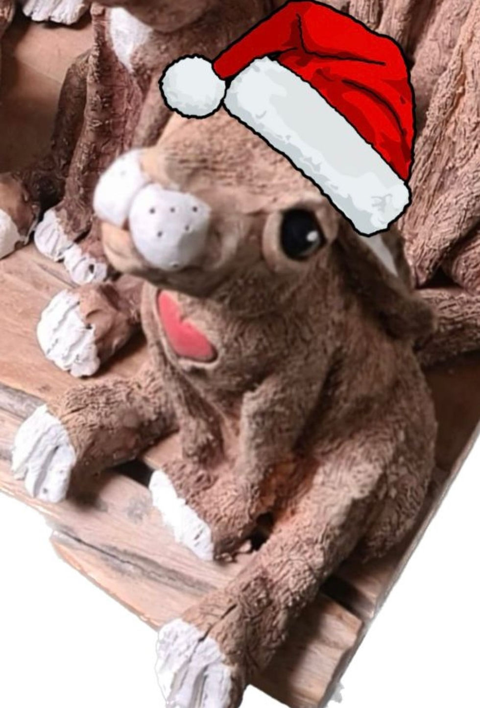 Moon gazing hare in Santa Hat, Sunday 17th December 2023, 9.30am-3pm