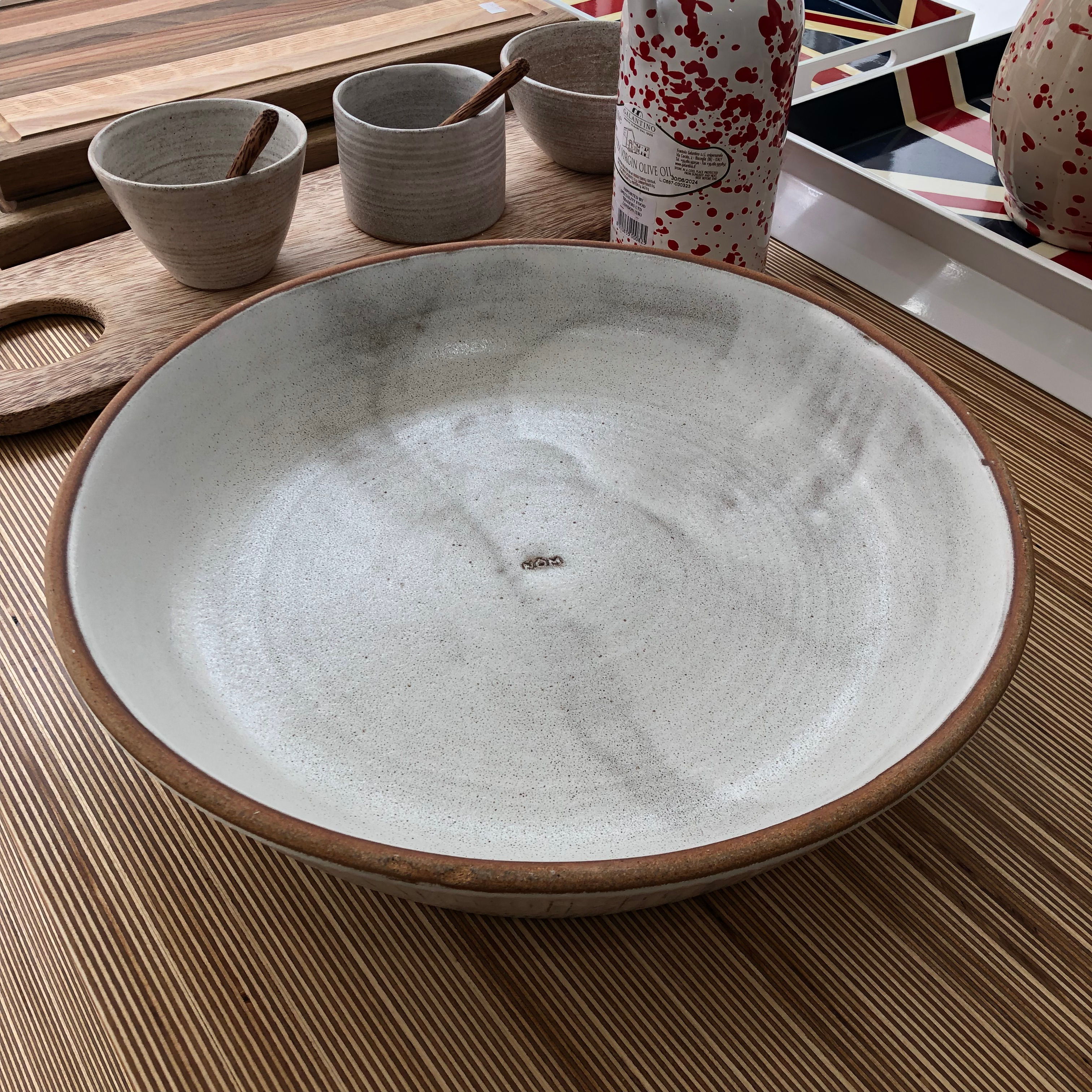 Rustic Stoneware Serving Dish