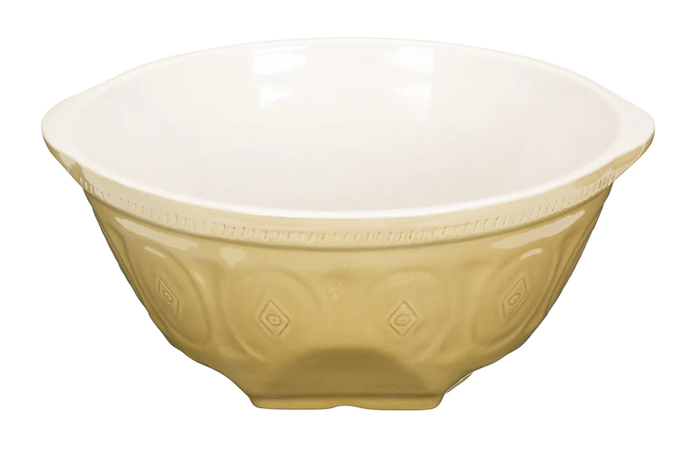 Traditional Stoneware Mixing Bowl 31 cm