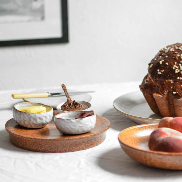 Miniatura: Rustic Stoneware Hand Moulded Pinch Bowl