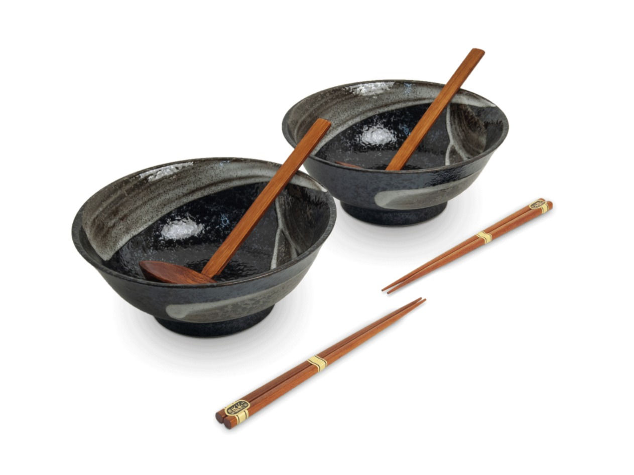 Ramen Bowl Set Black