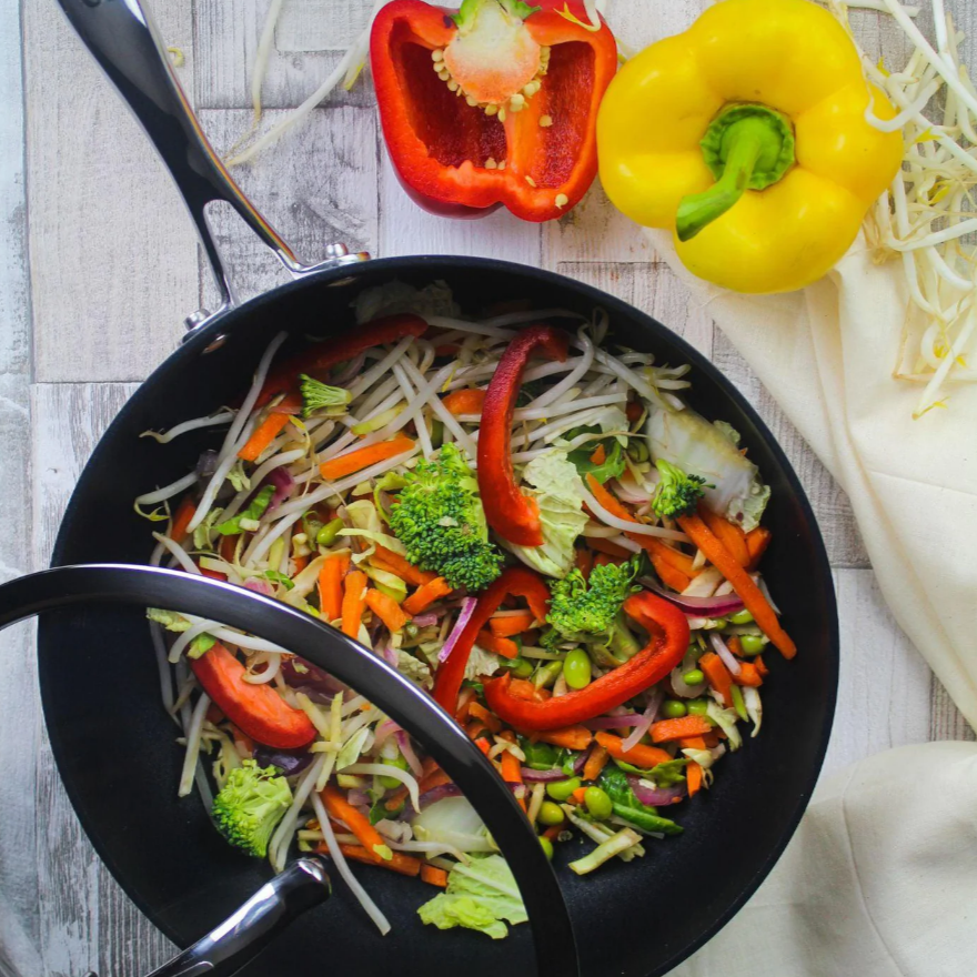 Thumbnail: SCANPAN HaptIQ Deep Saute Pan With Lid 26cm