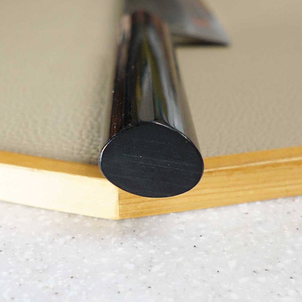 Minijatura: Handmade  Hammered Damascus Gyuto Knife