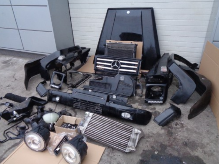 Miniatura: Face avant complète Mercedes Classe G Phase 2 350 CDI