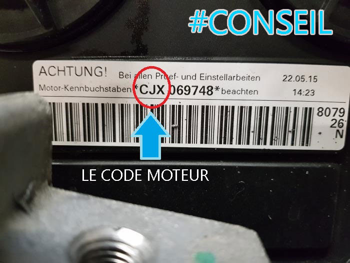 Où se trouve le code du moteur de votre auto? 🤔