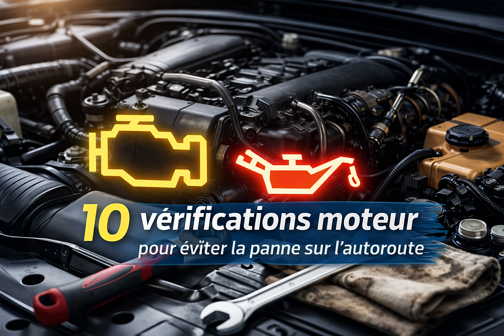 Long trajet en vue ? 10 vérifications moteur pour éviter la panne sur l’autoroute