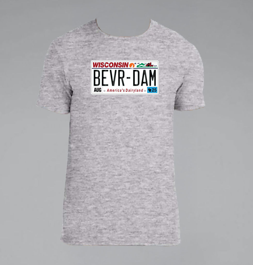 Thumbnail: Beaver Dam License Plate - Short Sleeve