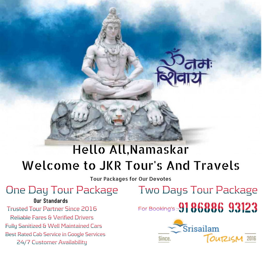 Hyderabad to srisailam cabs