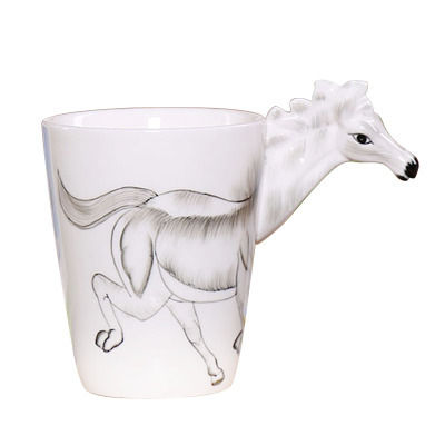 Thumbnail: Animal-shaped porcelain mug