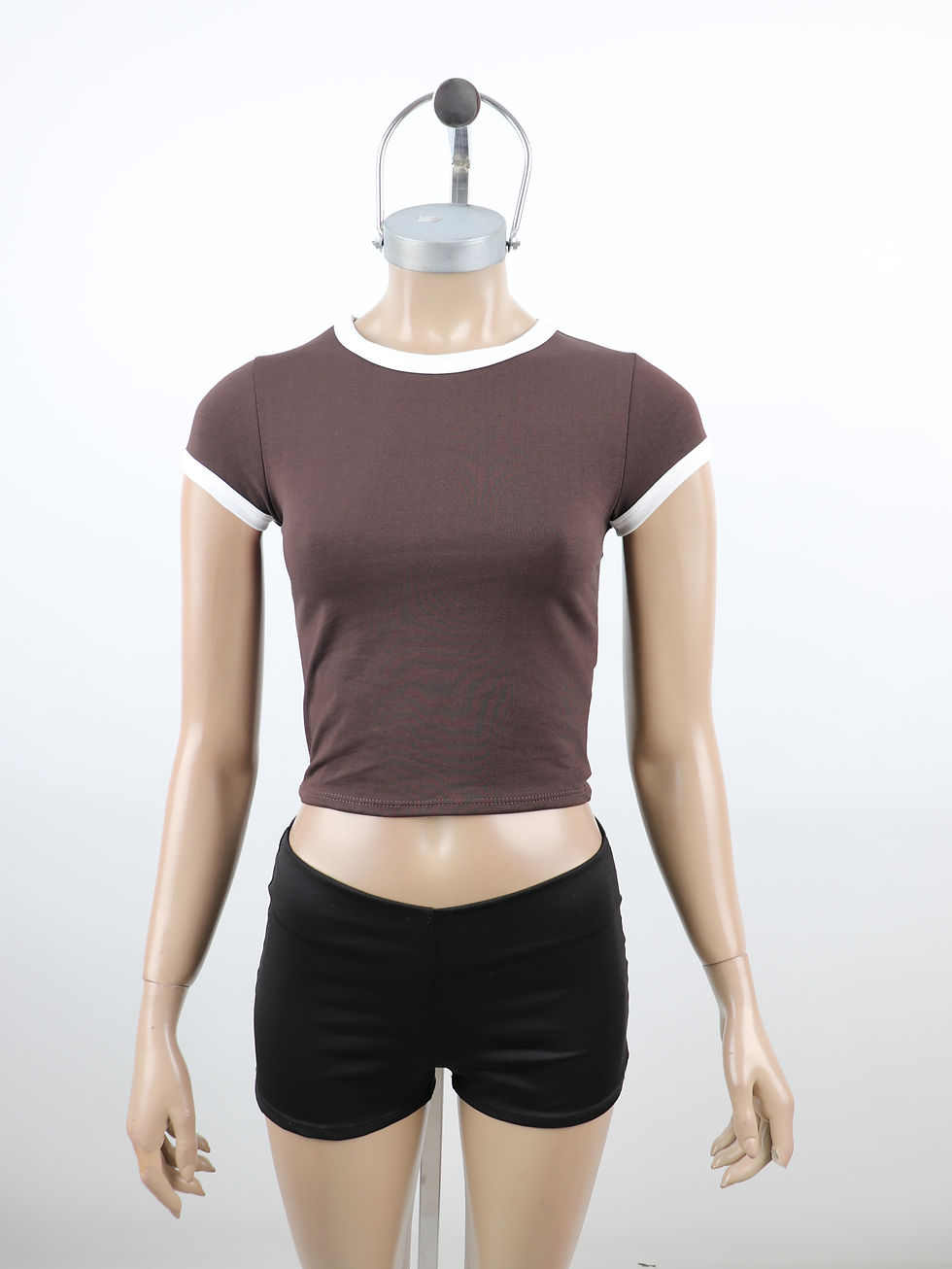 Miniatura: Top Algodon c/Lycra MC Bicolor