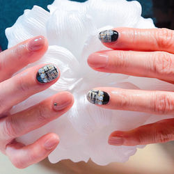 大人カラーツイード