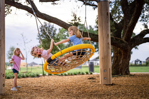 Single Bay Basket Swing with two girls.jpg