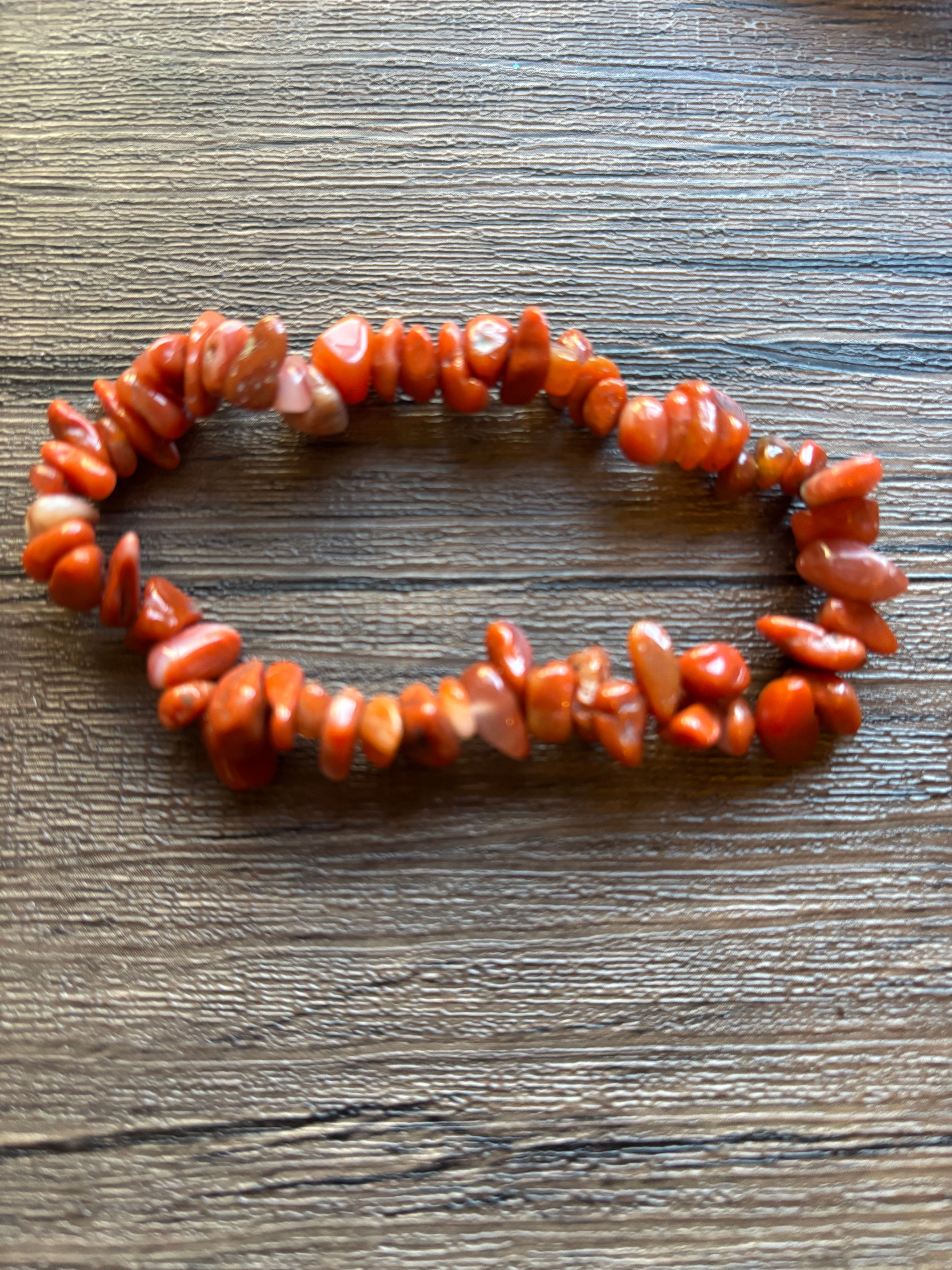 Carnelian gemstone bracelet - action, passion, courage, motivation A2