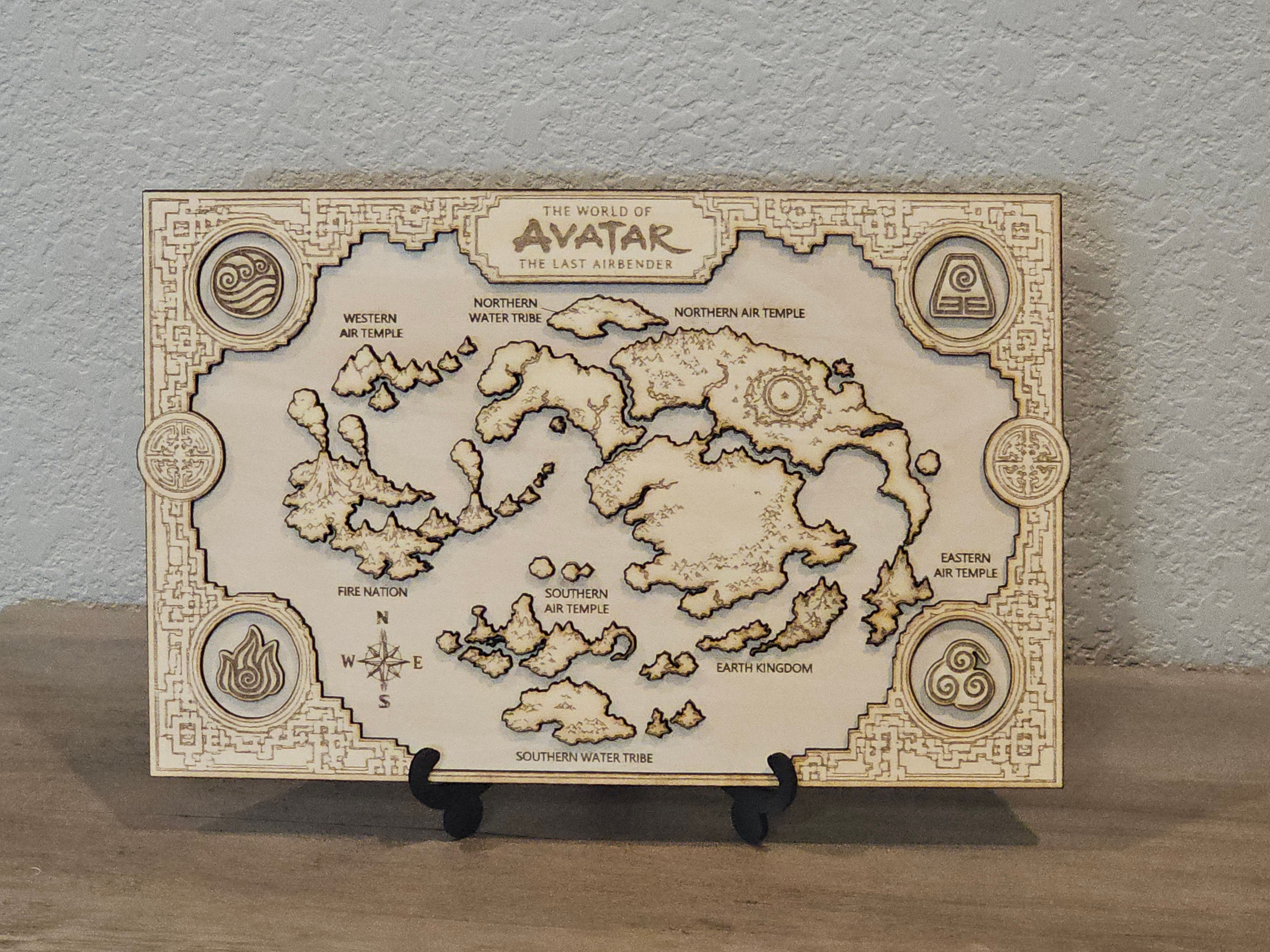 Avatar - Framed Map
