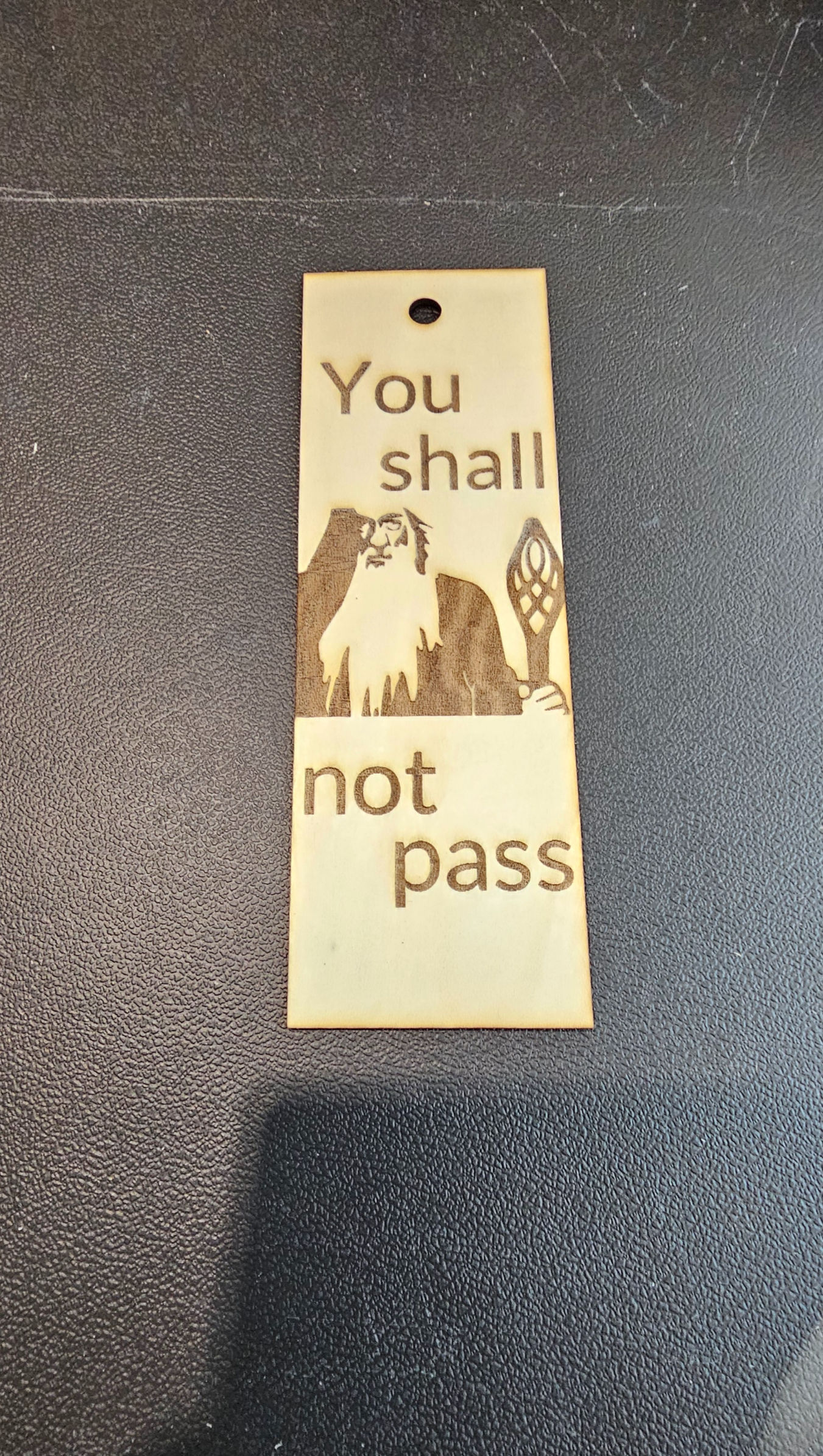 Gandalf Wooden Bookmark