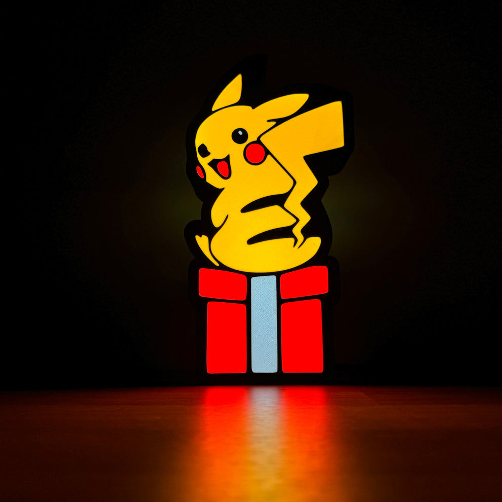 Pikachu Present - 3D Printed Lightbox