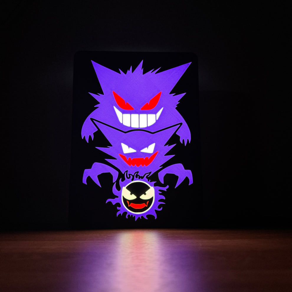 Gengar Evolutions - 3D Printed Lightbox