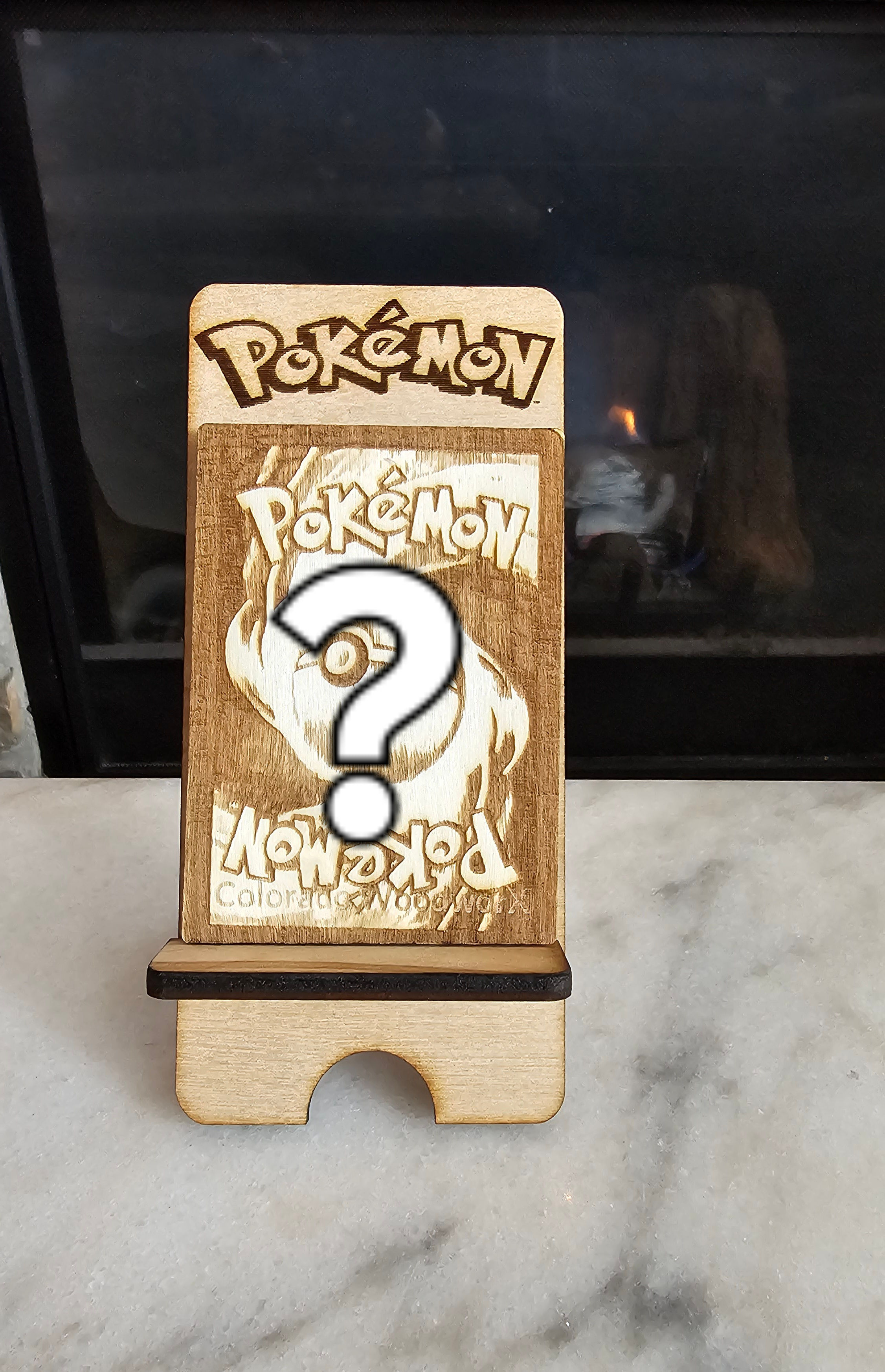 Mystery Wooden Pokémon Card