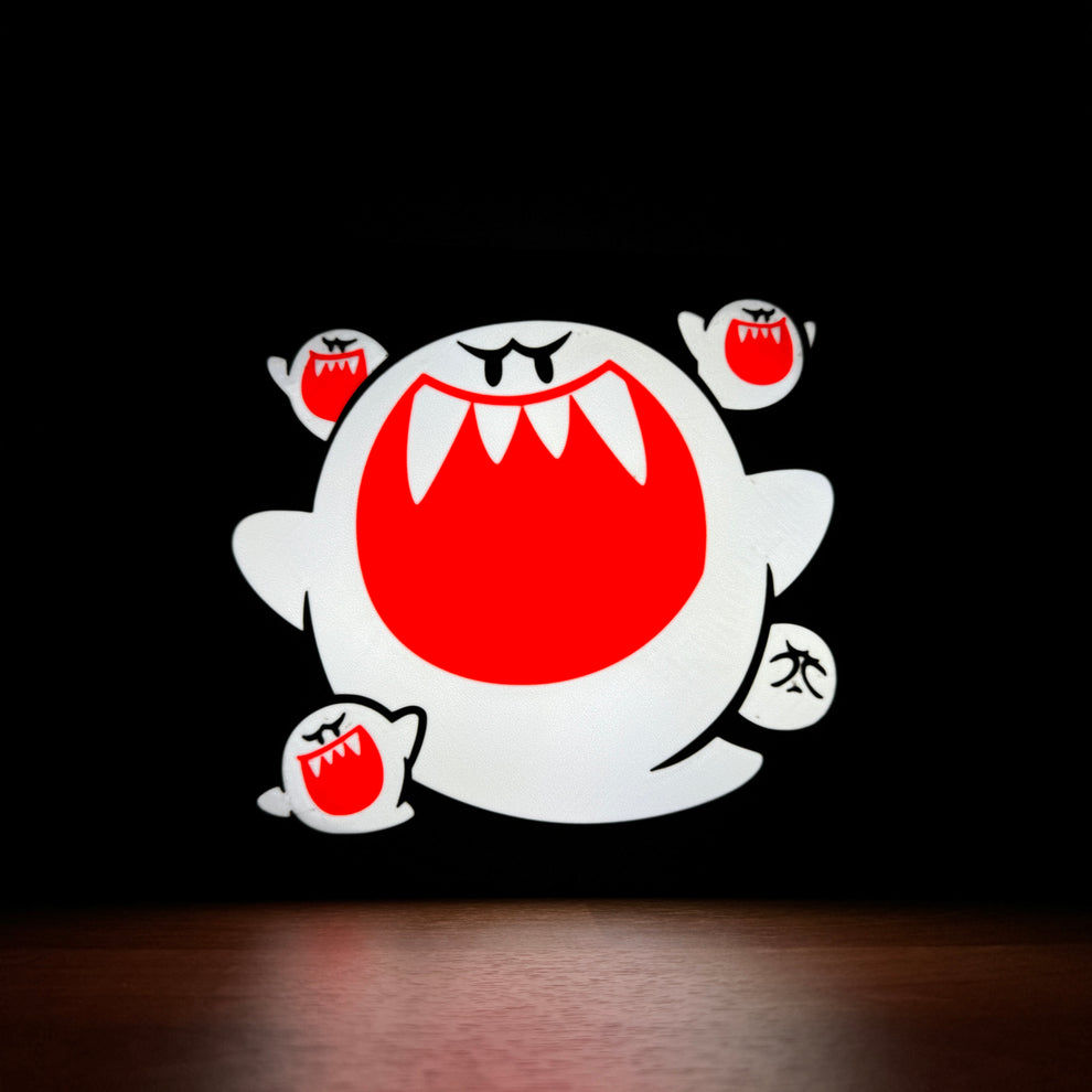 Mario - Boos - 3D Printed Lightbox