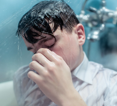 Man in Shower