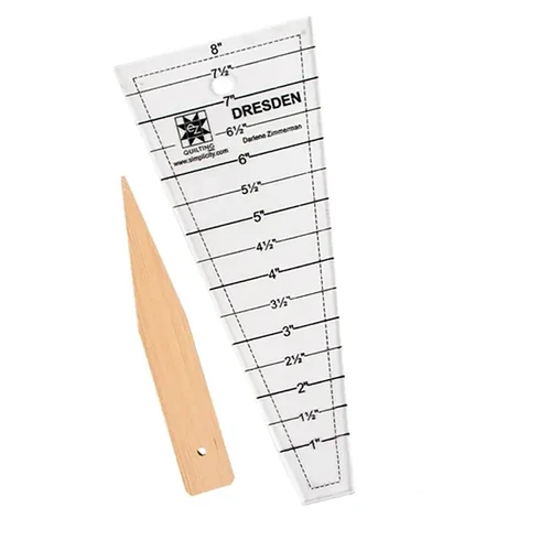 EZ Dresden Acrylic Ruler/Template | Little Pup Designs