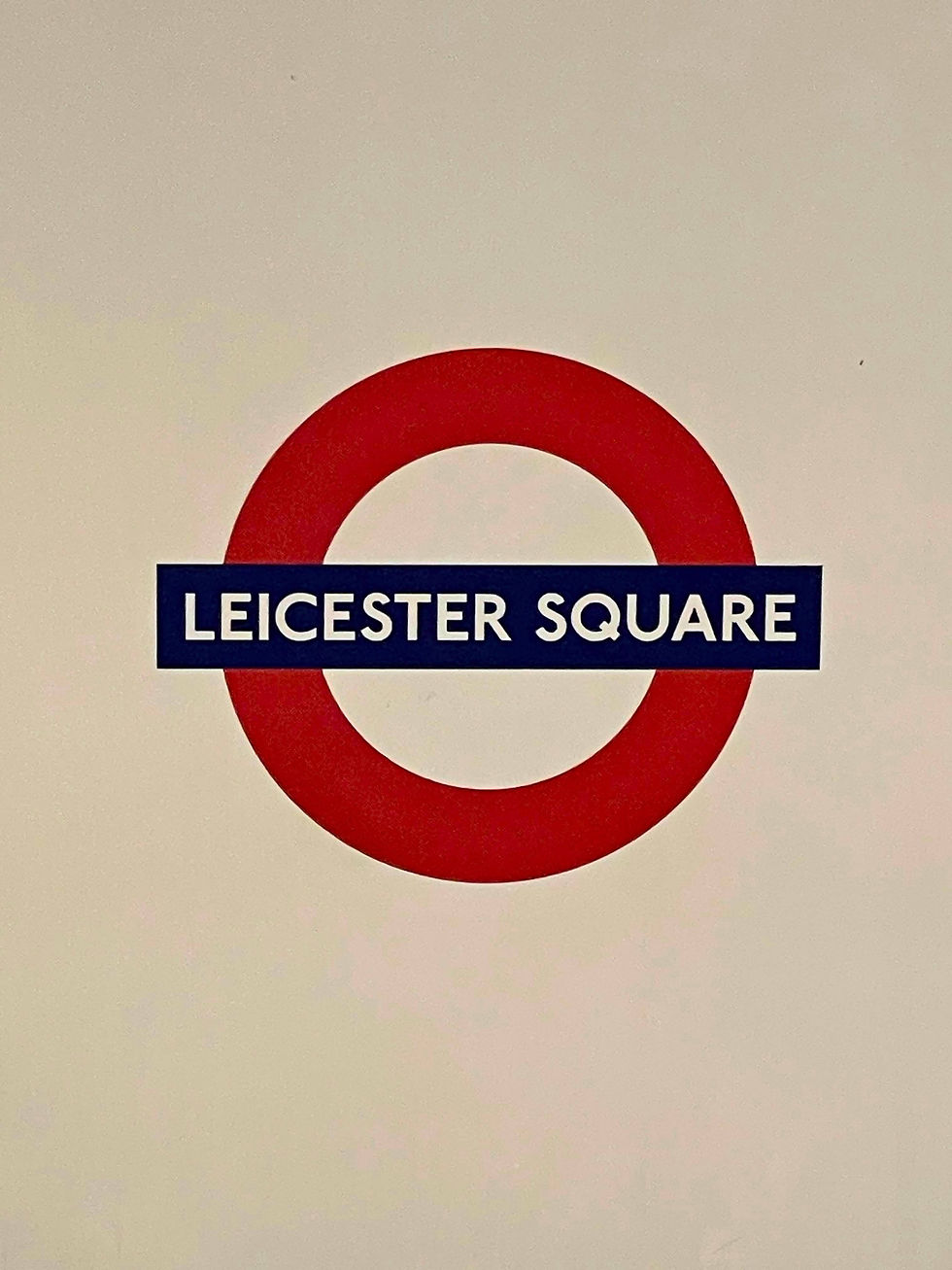 London underground leicester square sign