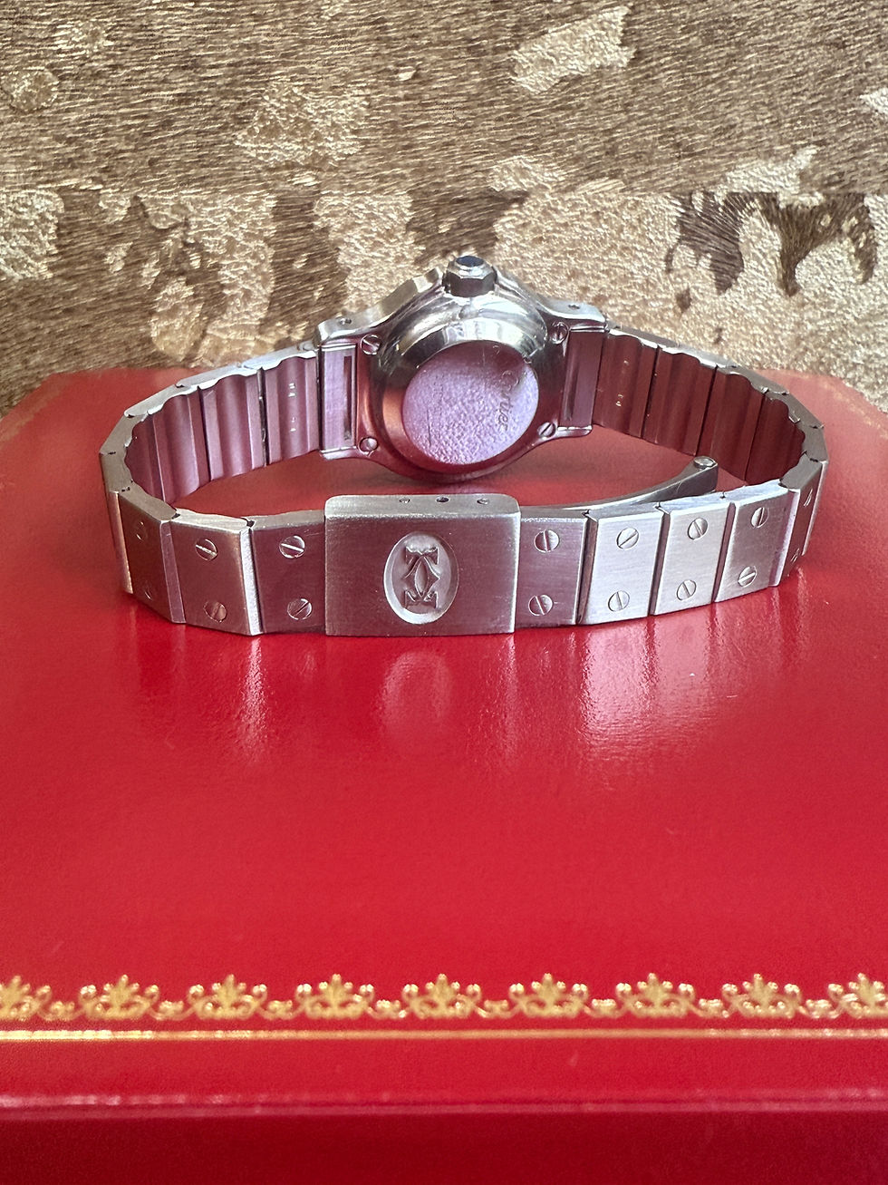 Thumbnail: Cartier Santos Octagon 25mm full steel