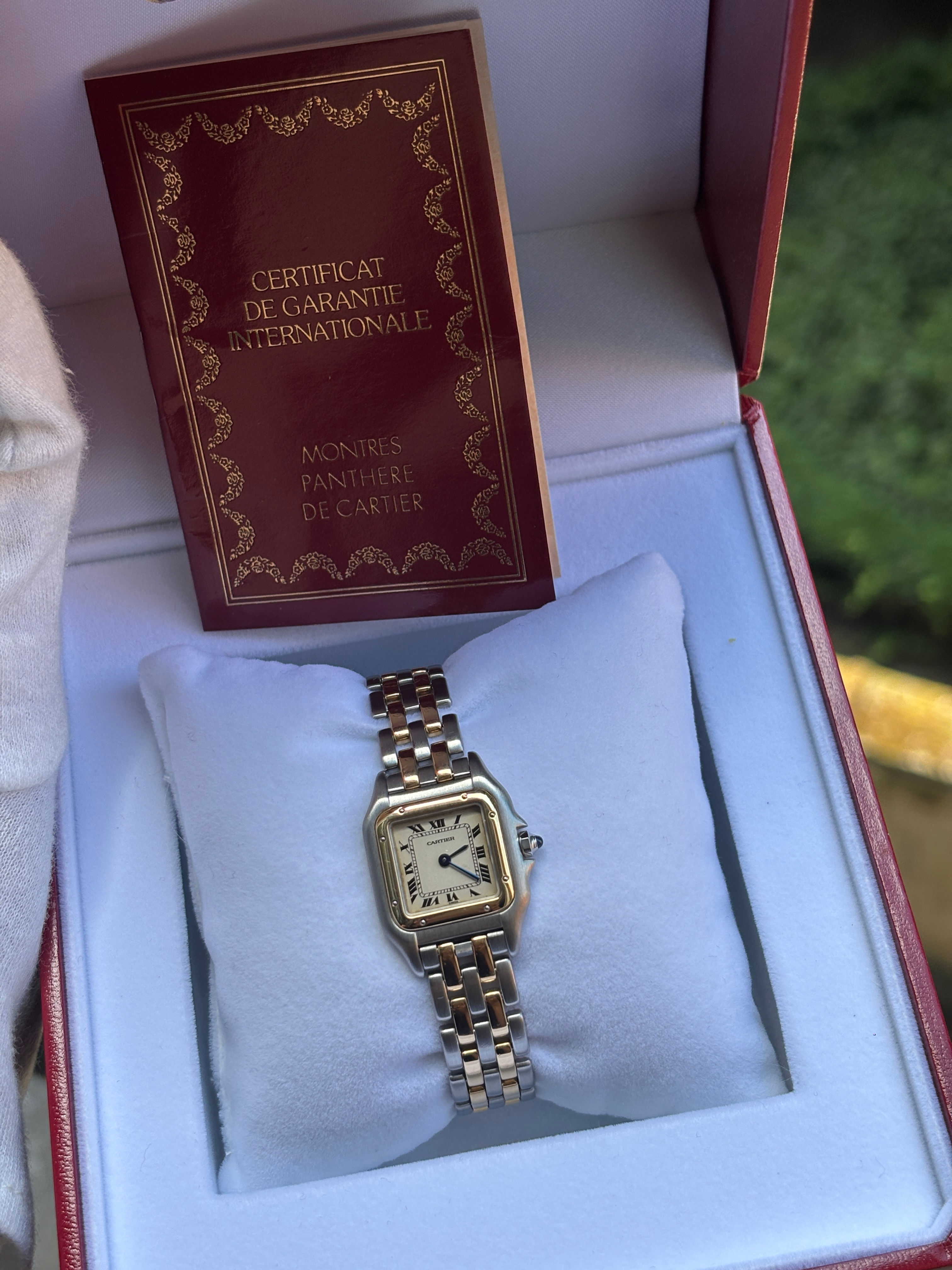 Cartier Panthère 22mm 2 gold rows