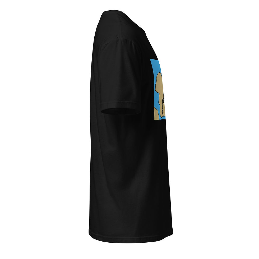 Thumbnail: Short-Sleeve Unisex T-Shirt - The border
