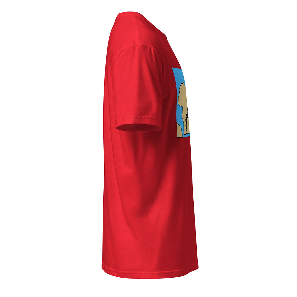 Thumbnail: Short-Sleeve Unisex T-Shirt - The border