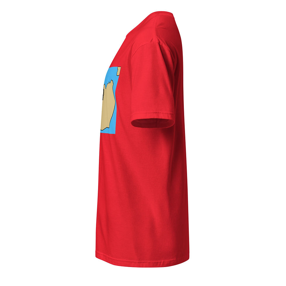 Thumbnail: Short-Sleeve Unisex T-Shirt - The border