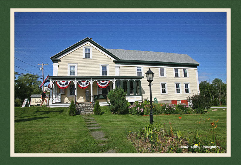 Buck Buckley photo of Stockton Springs Library in Maine