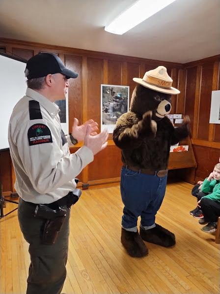 Ranger Bennett and Smokey Bear are back @ Bonney Memorial Library...This Saturday, June 7 at 10 am! Learn about Fire prevention and meet Smokey! This program is free..