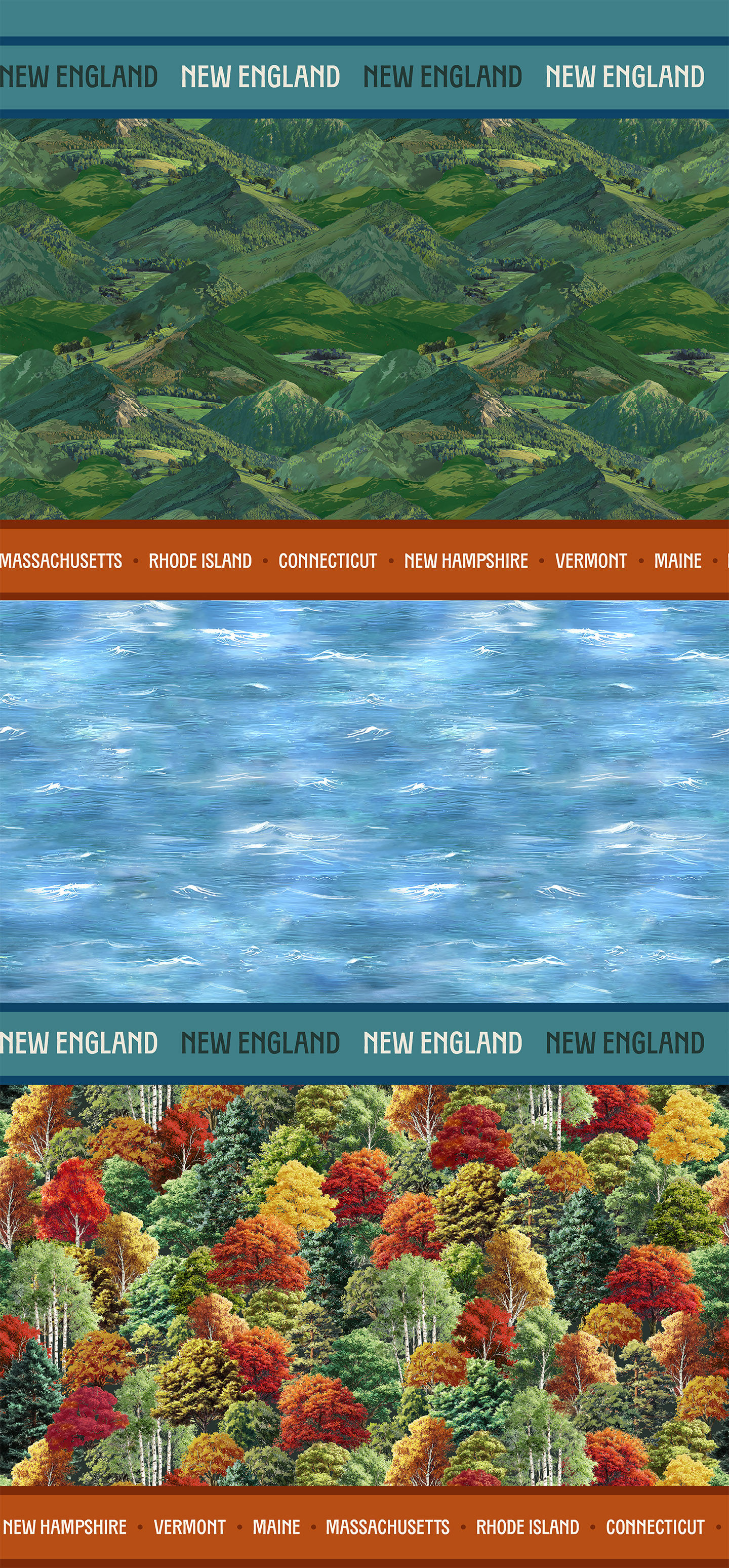 Land and Sea | 2026 All New England Shop Hop™ Exclusive Fabric