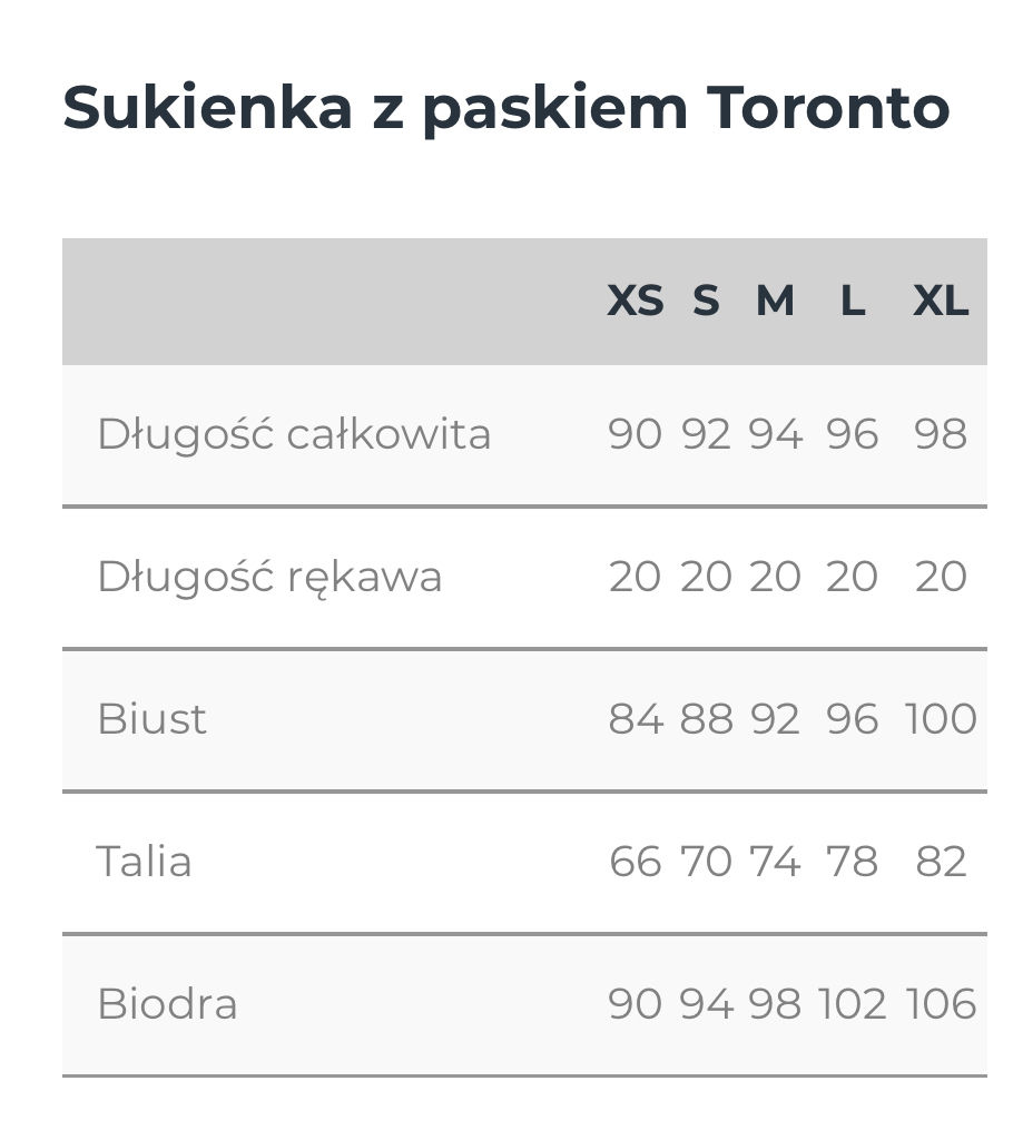 Miniatura: Sukienka z paskiem Toronto