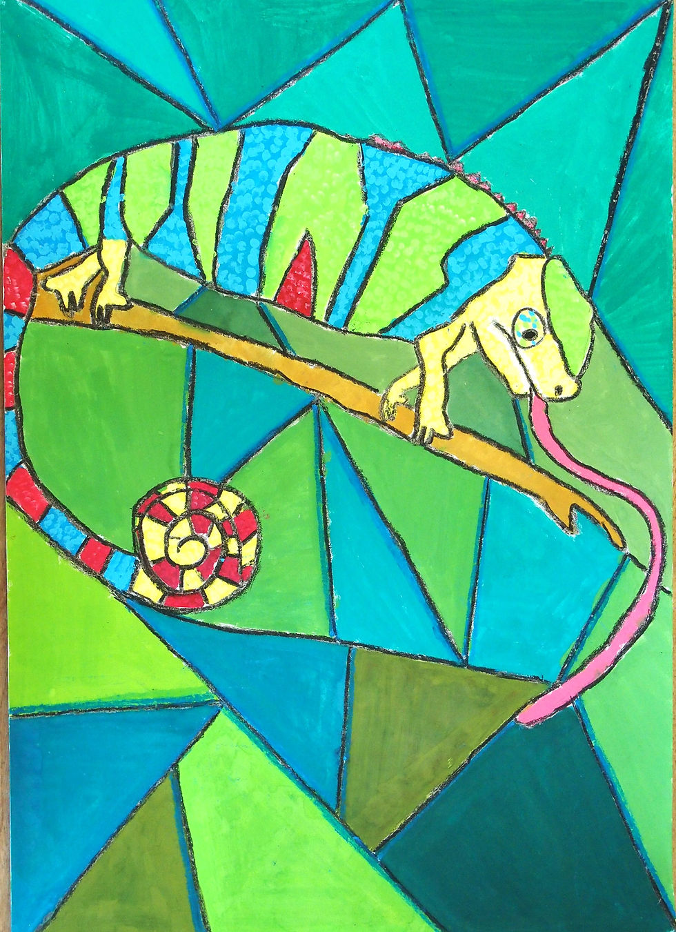 鶴嶺小学校4年山下紘永「パンサーカメレオン」