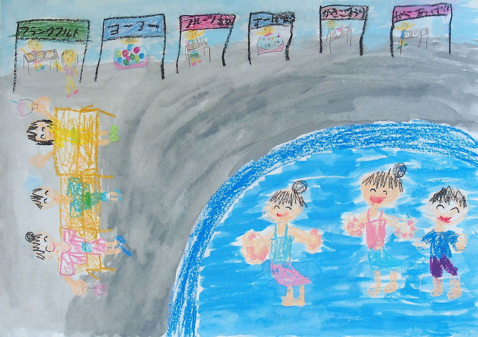 寒川南小学校１年小島穂乃夏「たのしかったなつまつり」